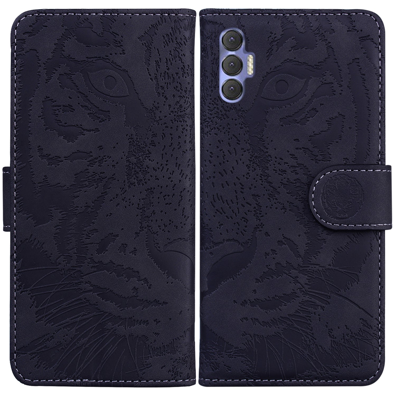 Shockproof Wallet Cover for Tecno Spark 8P Tiger Pattern Imprinted PU Leather Phone Stand Case Shockproof Wallet Cover for Tecno Spark 8P Tiger Pattern Imprinted PU Leather Phone Stand Case